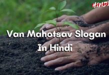 Van Mahotsav Slogan In Hindi (वन महोत्सव पर स्लोगन)